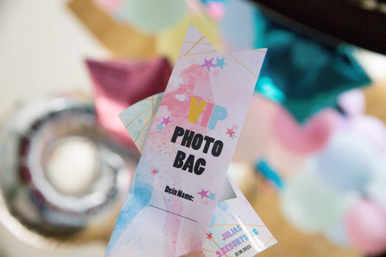 Fototüte im Topmodeldesign