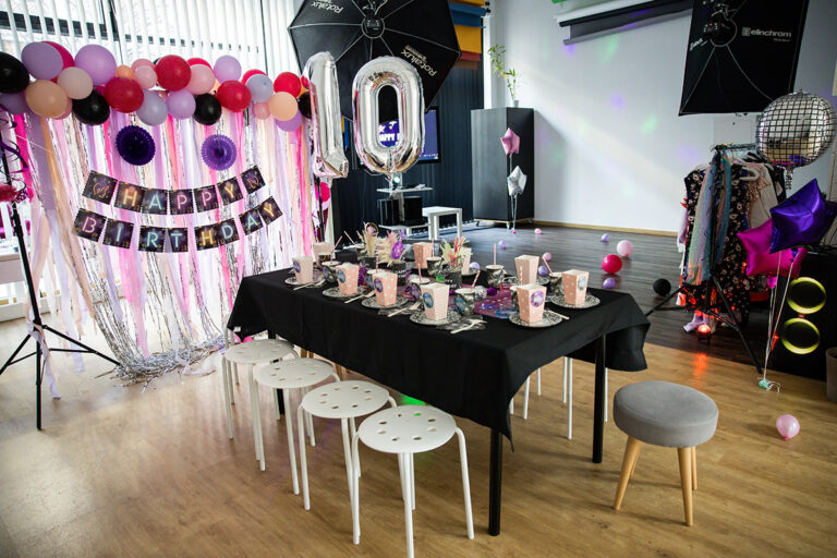 Fotoparty im Fotostudio