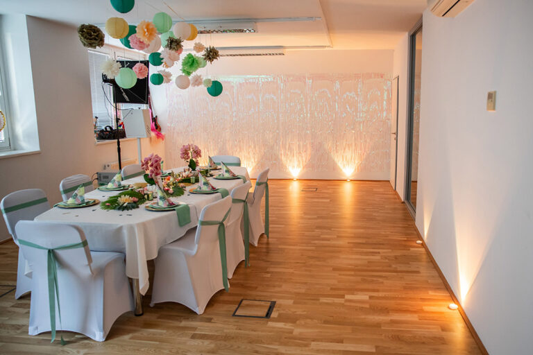 Partyraummotto Hawaii