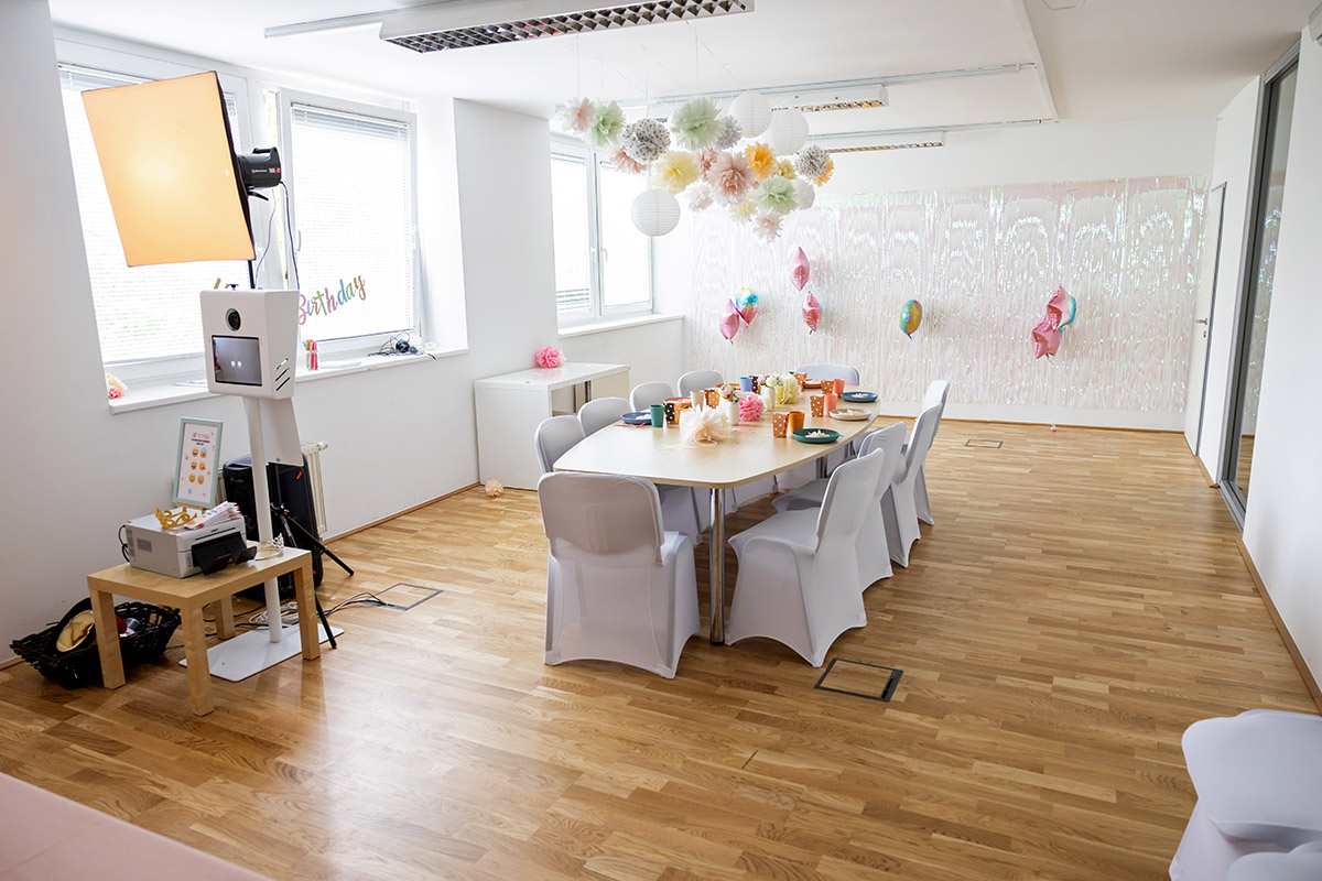 Partyraum Fotoparty Shootingstar
