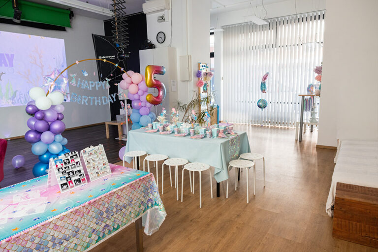 Kindergeburtstag im Fotostudio