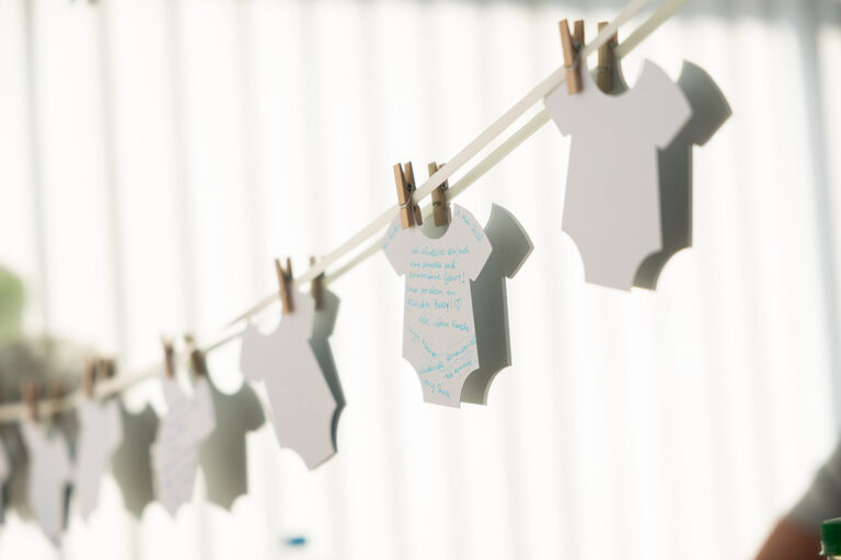 Wünsche in Bodyform babyparty